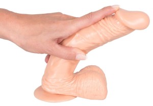 European Lover dildo realistyczne z przyssawką – 22,5 cm, naturalne, z żyłkowaniem - 7