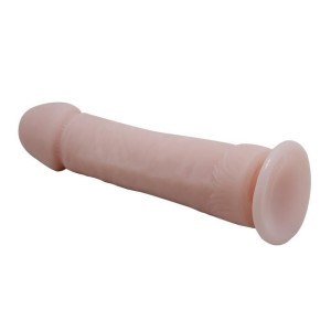 BAILE dildo realistyczne z przyssawką – 20 cm, naturalne, z żyłkowaniem - 3