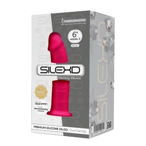 SilexD dildo realistyczne super miękkie – 15 cm, różowe, dwuwarstwowe - 2