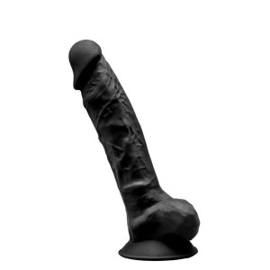 SilexD dildo realistyczne z przyssawką – 24 cm, naturalne, podwójna gęstość - 2
