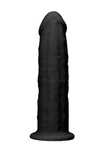 RealRock Ultra dildo realistyczne z przyssawką – 15,3 cm, czarne, termoelastyczne - 4