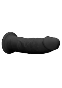RealRock Ultra dildo realistyczne z przyssawką – 15,3 cm, czarne, termoelastyczne - 7