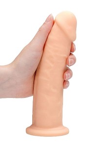 RealRock Ultra dildo realistyczne z przyssawką – 22,8 cm, imitacja skóry, termoelastyczne - 2