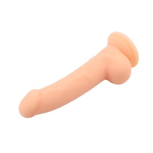 Naked Legend dildo realistyczne z przyssawką – 21 cm, naturalne, ultra miękkie - 5