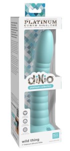 DP Wild Thing dildo realistyczne z przyssawką – 19,7 cm, turkusowe, ultra elastyczne - 1