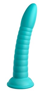 DP Wild Thing dildo realistyczne z przyssawką – 19,7 cm, turkusowe, ultra elastyczne - 3