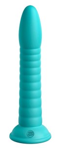 DP Wild Thing dildo realistyczne z przyssawką – 19,7 cm, turkusowe, ultra elastyczne - 4