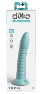 DP Wild Thing dildo realistyczne z przyssawką – 19,7 cm, turkusowe, ultra elastyczne - 6