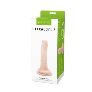 Me You Us dildo realistyczne z przyssawką – 15 cm, naturalne, ultra miękkie - 2