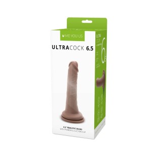 Me You Us dildo realistyczne z przyssawką – 16,5 cm, karmelowe, ultra miękkie - 2
