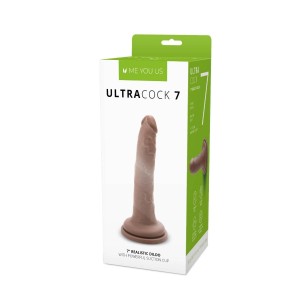 Me You Us dildo realistyczne z przyssawką – 18 cm, karmelowe, ultra miękkie - 2