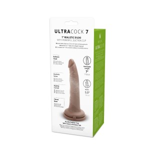 Me You Us dildo realistyczne z przyssawką – 18 cm, karmelowe, ultra miękkie - 5
