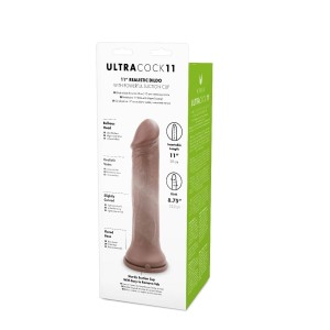Me You Us dildo realistyczne z przyssawką – 28 cm, karmelowe, ultra miękkie - 5