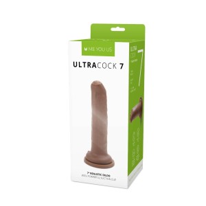 Me You Us dildo realistyczne z przyssawką – 18 cm, naturalne, ultra miękkie - 2