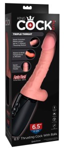 KCP wibrator realistyczny z ruchem góra-dół i ciepłem - Fanta Flesh