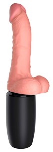 KCP wibrator realistyczny z ruchem góra-dół i ciepłem - Fanta Flesh - 2