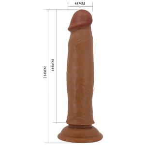 PRETTY LOVE dildo realistyczne z przyssawką – 21 cm, naturalne, ruchoma skóra - 5