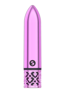 Glamour wibrator łechtaczki mocne wibracje – różowy, wodoodporny - 1