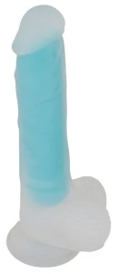 You2Toys dildo żelowe świecące w ciemności – 20,5 cm, mleczno-transparentne, z przyssawką - 2