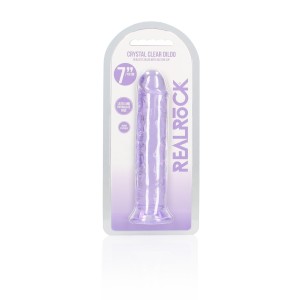 RealRock dildo żelowe – 18 cm, przezroczyste, z przyssawką - 2