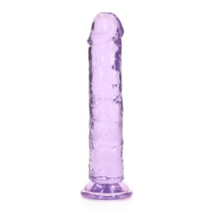 RealRock dildo żelowe – 18 cm, przezroczyste, z przyssawką - 4