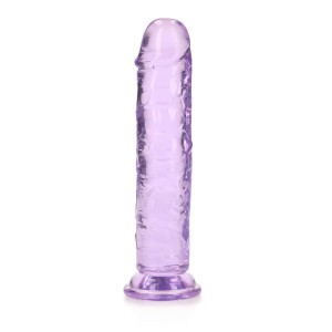 RealRock dildo żelowe – 18 cm, przezroczyste, z przyssawką - 5
