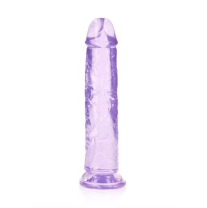 RealRock dildo żelowe realistyczne – 20 cm, przezroczyste - 4
