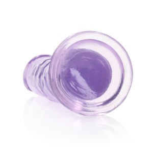 RealRock dildo żelowe realistyczne – 20 cm, przezroczyste - 5