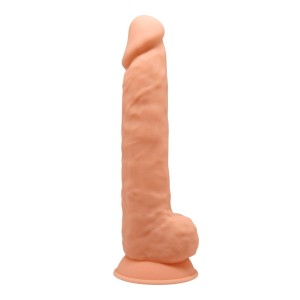SilexD dildo realistyczne z przyssawką – 25 cm, naturalne, ultra miękkie - 1