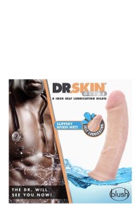 Dr. Skin dildo realistyczne samosmarujące – 20,3 cm, naturalne, z przyssawką - 4