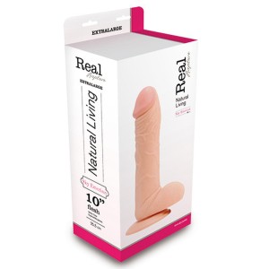 Toyz4lovers dildo realistyczne Real Rapture – 28,5 cm, biały, z żyłkowaniem - 1