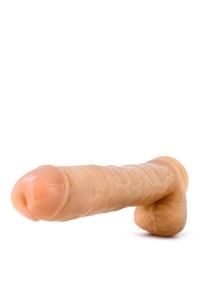 HUNG RIDER dildo realistyczne z przyssawką – 35,5 cm, naturalne, z żyłkowaniem i jądrami - 5