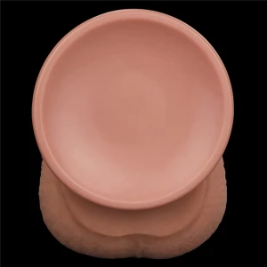 King Cock dildo realistyczne dwuwarstwowe z przyssawką – 34 cm, naturalne, super realistyczne - 9