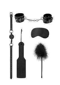 Introductory Bondage Kit #4 - Black akcesoria erotyczne – 5 elementów - 2