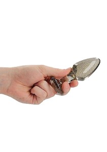 Acrylic Goldchip Butt Plug Set akcesoria erotyczne – 3 szt., złote - 5