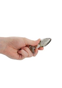 Acrylic Goldchip Butt Plug Set akcesoria erotyczne – 3 szt., złote - 7