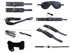 Alive Secret Desires akcesoria erotyczne – zestaw BDSM, 8 elementów - 1