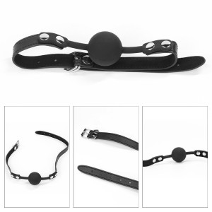 Deluxe Bondage Kit akcesoria erotyczne – zestaw BDSM, knebel 4,1 cm - 3