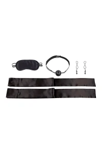 Sportsheets Shadow Secrets akcesoria erotyczne – zestaw BDSM, satyna - 2