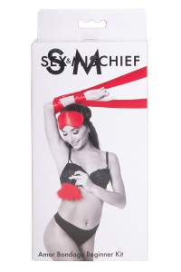 Sportsheets Amor Bondage Beginner Kit akcesoria erotyczne – satynowe - 1