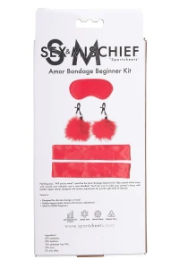 Sportsheets Amor Bondage Beginner Kit akcesoria erotyczne – satynowe - 5