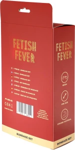 Fetish Fever Bondage Set akcesoria erotyczne – 4 elementy, czarne - 3