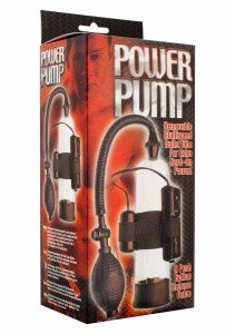 Power Pump Black pompka do penisa – wibrująca, próżniowa, czarna - 2