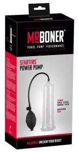Starters Power Pump pompka do penisa – ręczna, ze skalą pomiarową - 1