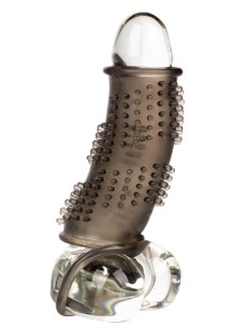 Pleasure Enhancer Grey nakładka na penisa – wydłużająca, teksturowana - 3