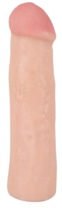 Nakładka na penisa powiększająca – elastyczna TPE, 22 cm, gł. 20 cm - 3