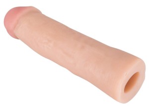 Nakładka na penisa powiększająca – elastyczna TPE, 22 cm, gł. 20 cm - 5