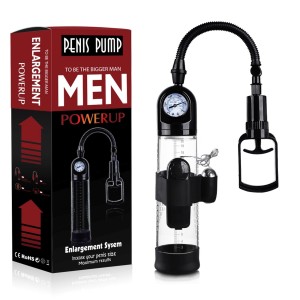 Powerpump Master Vibrating pompka do penisa – z manometrem - 1