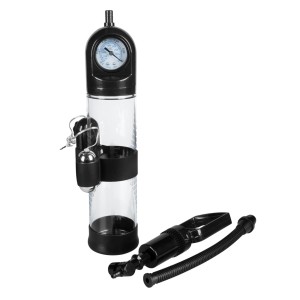 Powerpump Master Vibrating pompka do penisa – z manometrem - 5