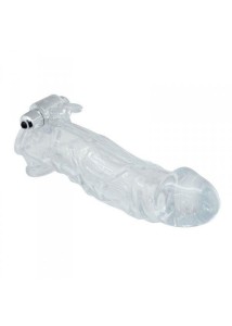Timeless Real Lover nakładka na penisa – wibrująca, 23 × 5,2 cm - 2
